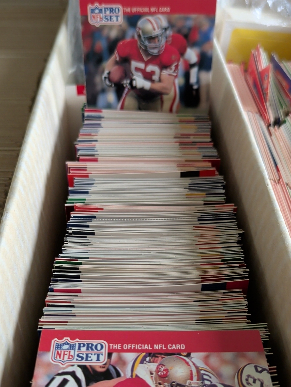 (+500 Cards) 1990 NFL Pro Set Bulk Lot